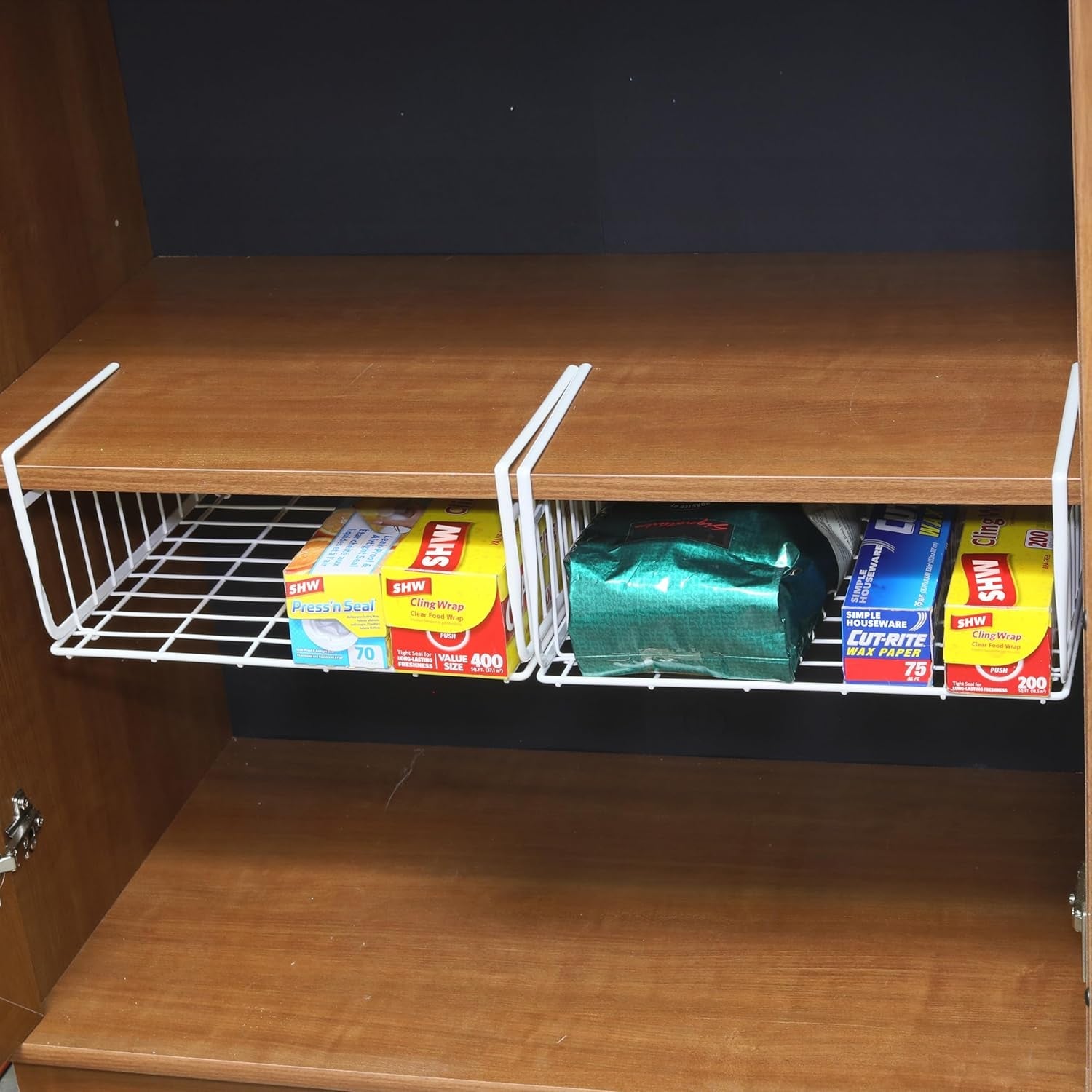 2-pack-under-shelf-wire-metal-basket-shelf-white