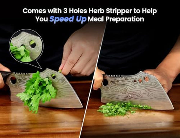Fillet Knife 7.2 Inch+Meat Cleaver Chef Knife 7.7 Inch9