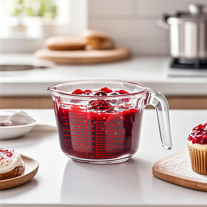 Measuring Cup 4 Cup/1000Ml Glass Liquid Measuring Cups with Lids6