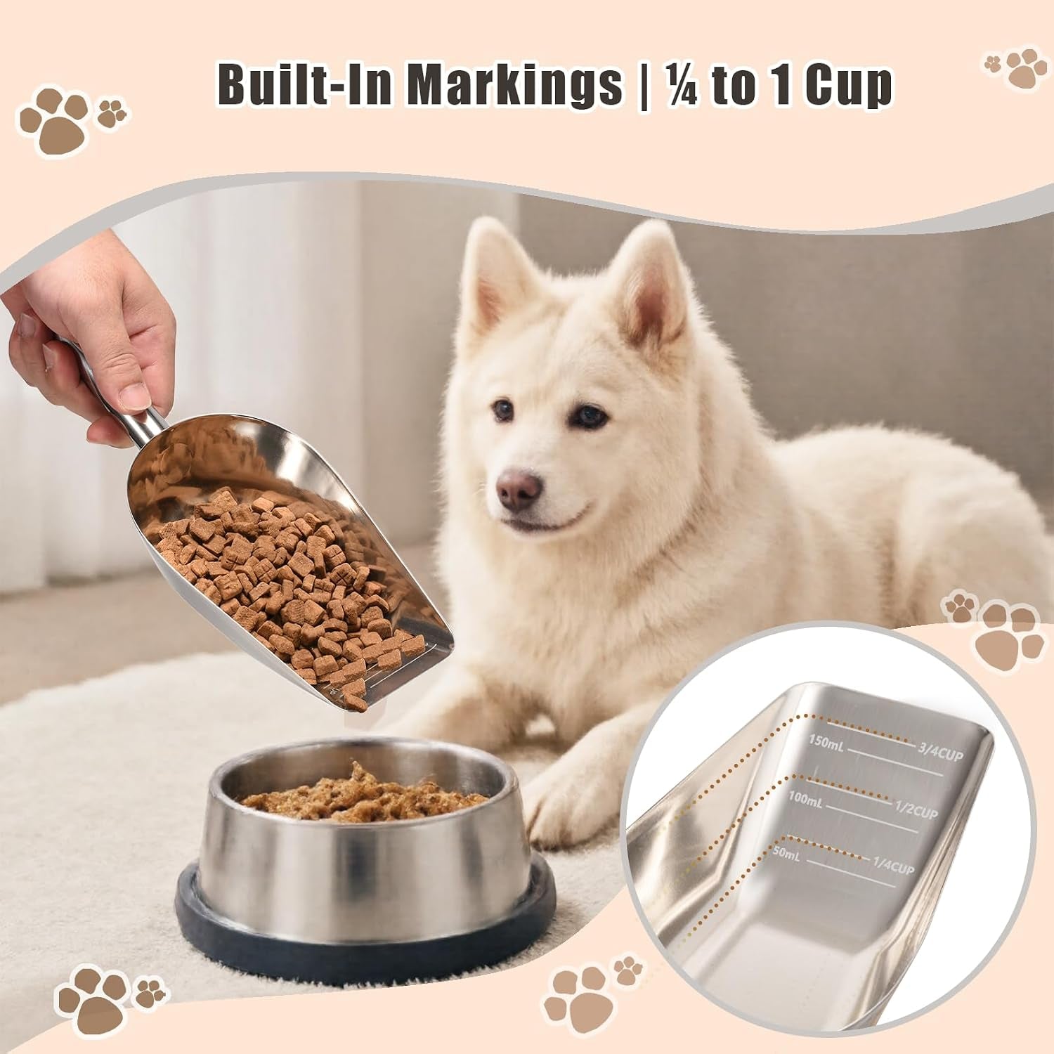 matel-pet-dog-cat-food-measuring-scoop-1-cup-food-grade-304-stainless-steel-material-long-handle-and-dishwasher-safe