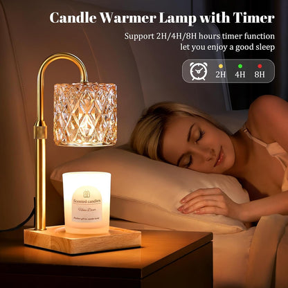 Candle Warmer Lamp with Timer,Wax Melt Warmer Housewarming Gifts for Women5