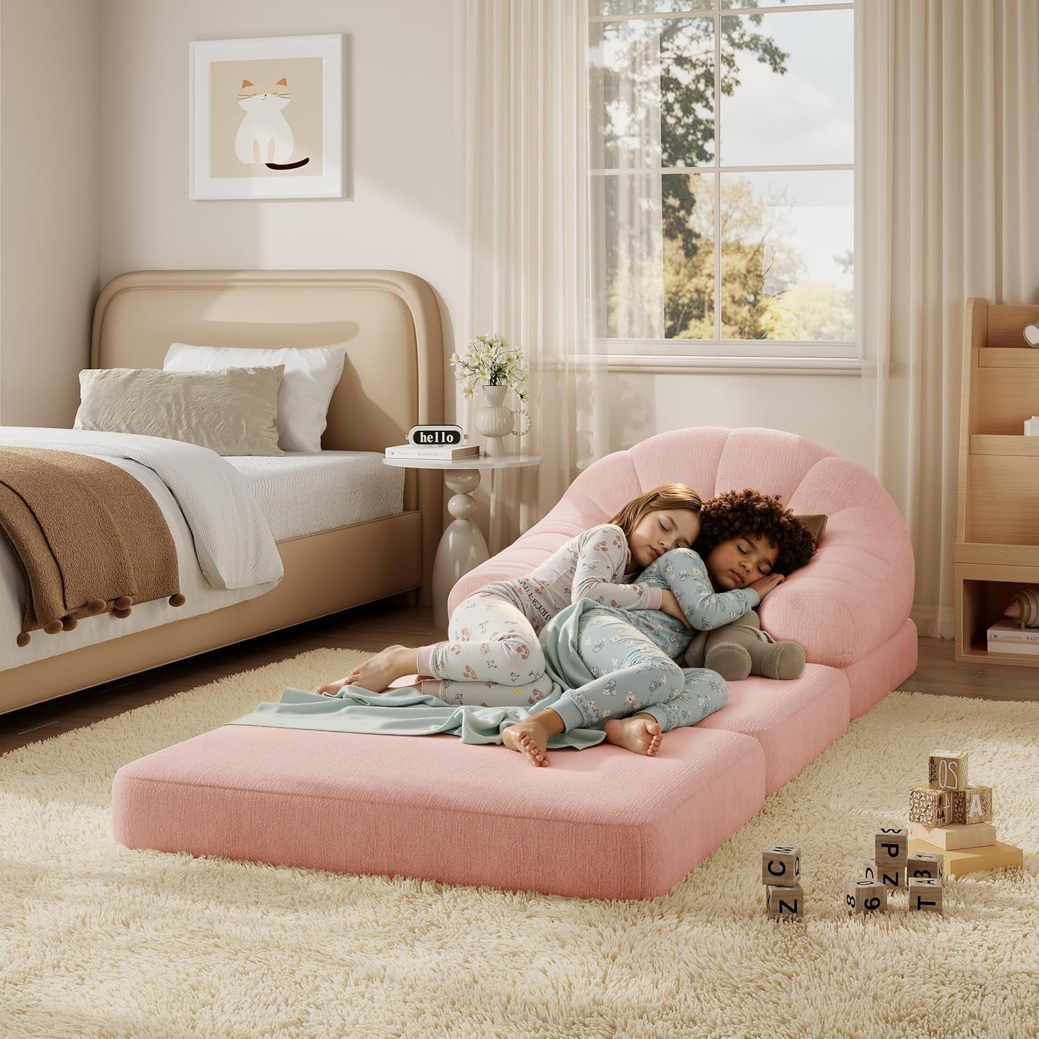 93-folding-sofa-bed-convertible-sofa-chenille-pink