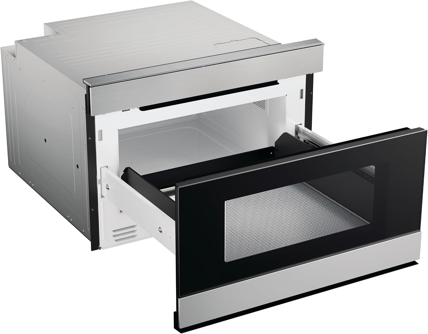 sharp-smd2489es-24-in-1-2-cu-ft-built-in-smart-microwave-drawer-oven-easy-wave-open-concealed-glass-touch-control-panel-works-with-alexa-certified-edge-to-edge-black-glass-stainless