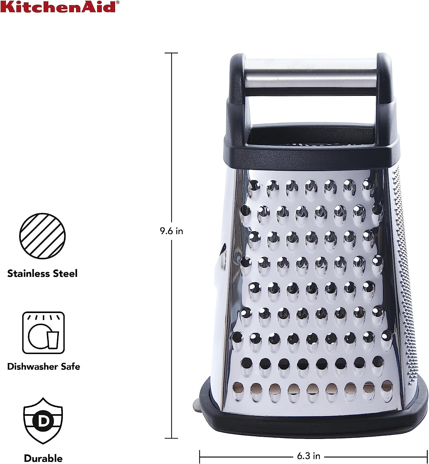 kitchenaid-gourmet-box-grater-with-detachable-measuring-container-and-lid-stainless-steel-coarse-medium-fine-grater-and-slicer-dishwasher-safe-black