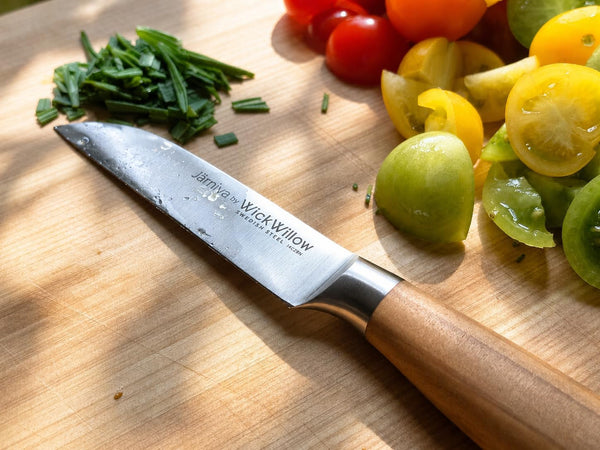 3.5” Paring Knife – Swedish Steel, Olive Wood Handle4