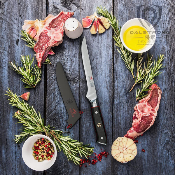 6" Boning Knife - AUS-10V Damascus Steel8