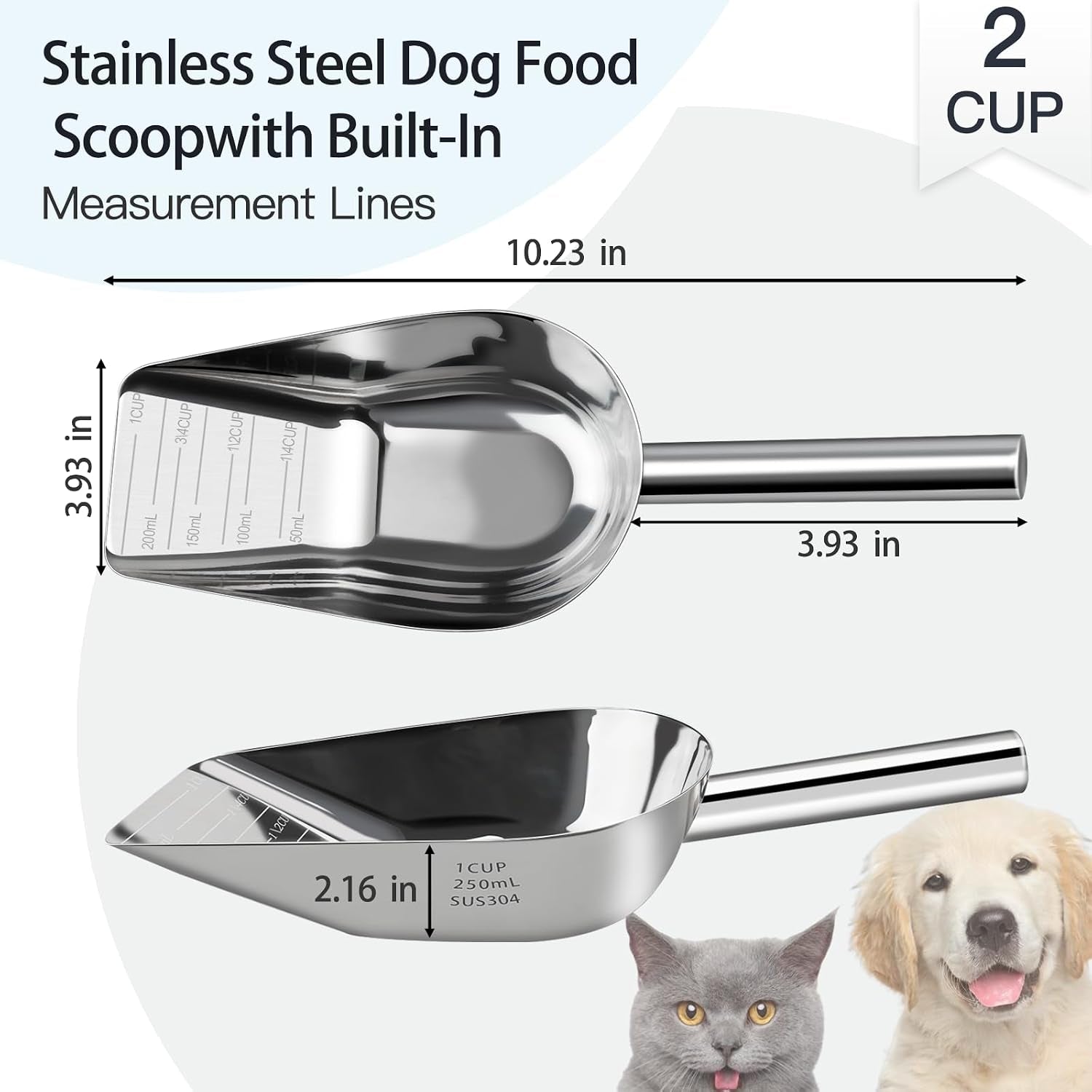 dog-cat-food-scoop-1-cup-one-piece-stainless-steel-measuring-cup