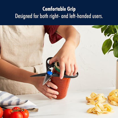 Kitchen Scissors Multi-Purpose Kitchen Shears Made in Japan | Kitchen Shears for Poultry, Herbs & Packaging. Built-In Bottle Opener, Comfortable Grip, Dishwasher Safe.6