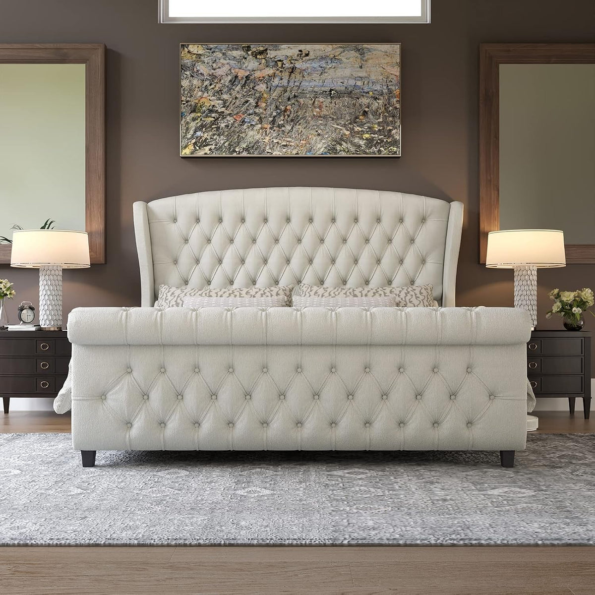 king-size-upholstered-sleigh-platform-bed-frame-with-headboard