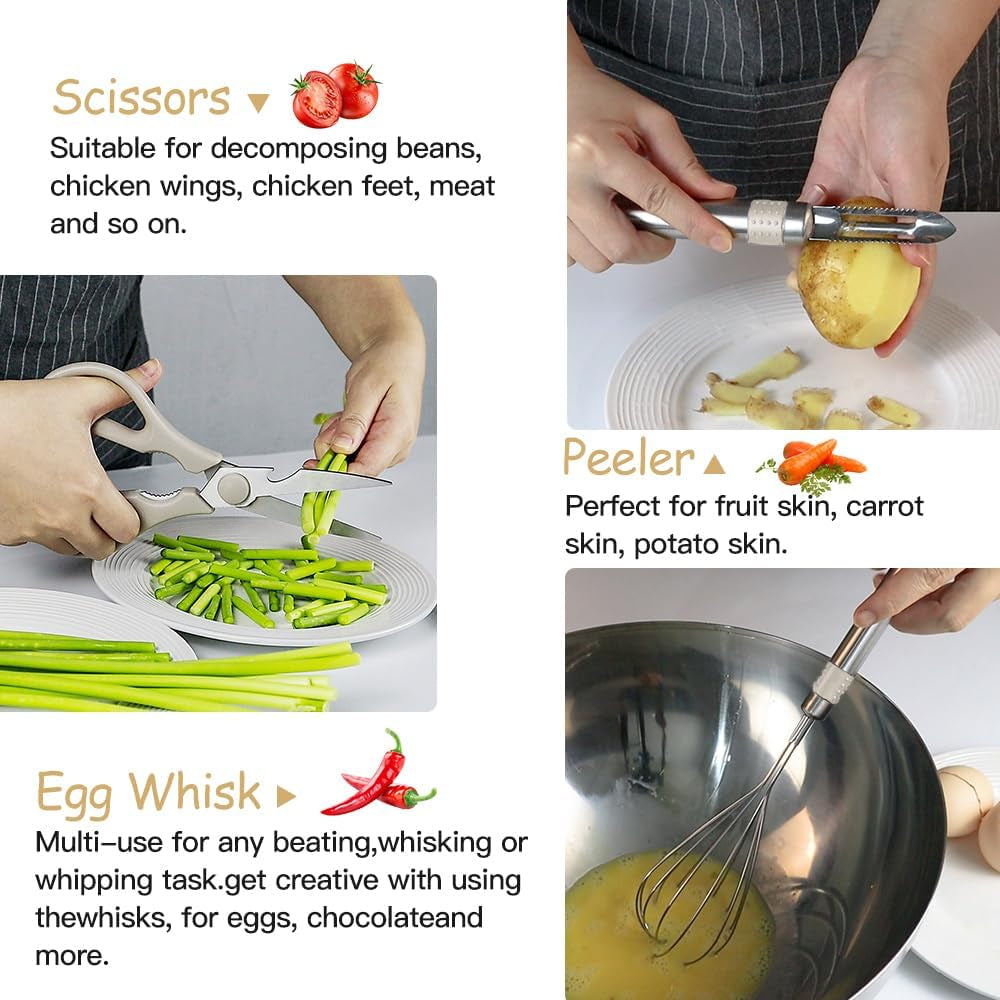 kitchen-utensil-set-silicone-cooking-utensils-33-kitchen-gadgets-spoons-for-nonstick-cookware-silicone-and-stainless-steel-spatula-set-best-kitchen-tools-useful-pots-khaki