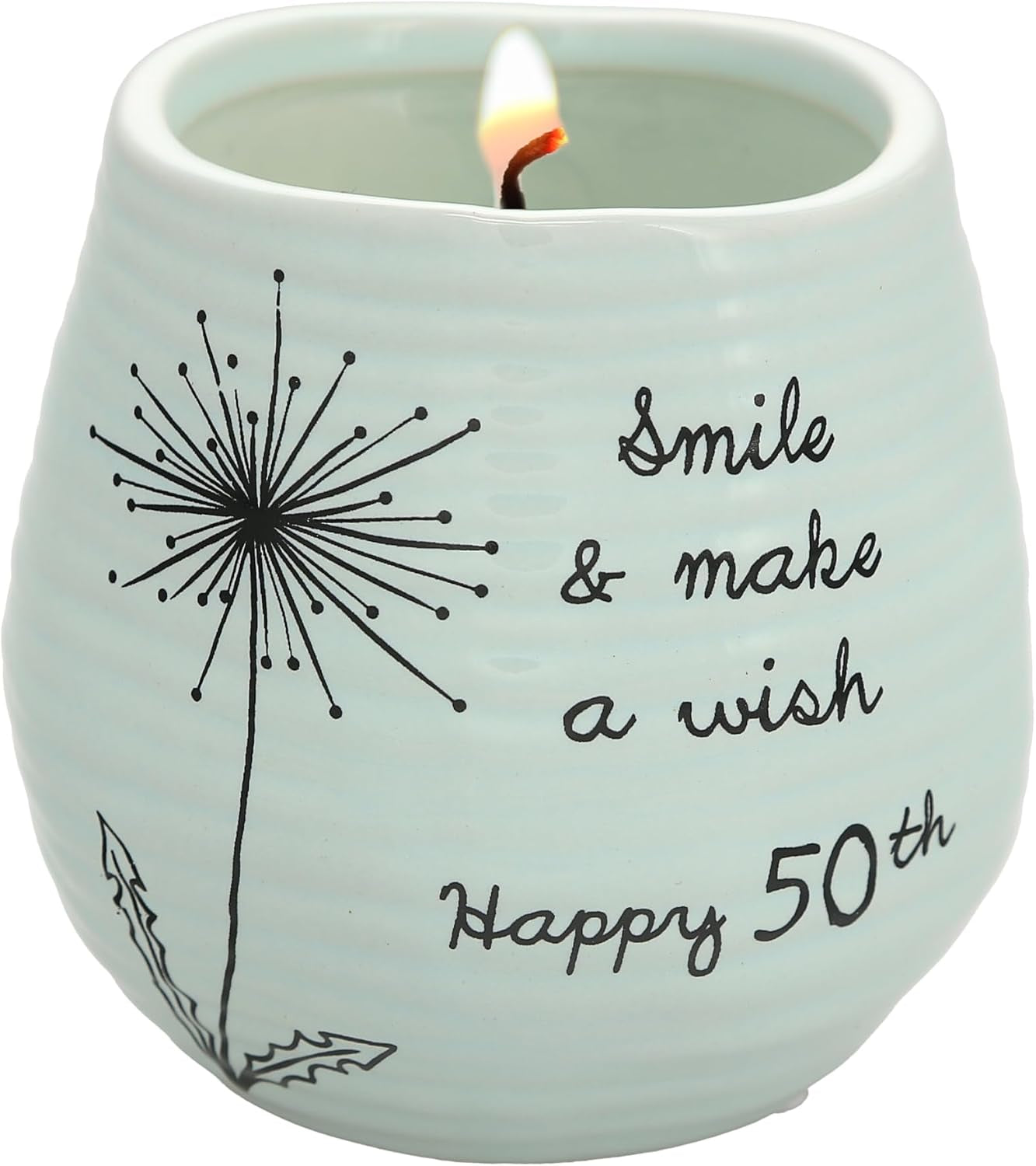 8-oz-candle-holder-green-ceramic-candle-jar-with-100-soy-wax-candle-serenity-scent-smile-and-make-a-wish-happy-50th-ideal-gift-for-loved-ones-printed-text-love-theme