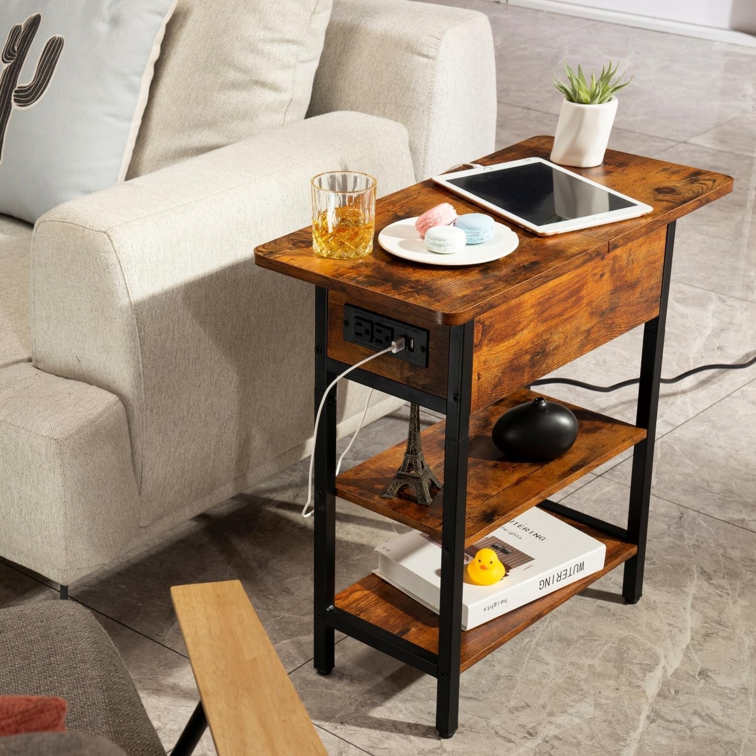 end-table-with-charging-station-flip-top-side-table-with-usb-ports-and-outlets-sofa-couch-table-bedside-table-for-living-room-bedroom-narrow-nightstand-with-storage-shelves-for-small-space