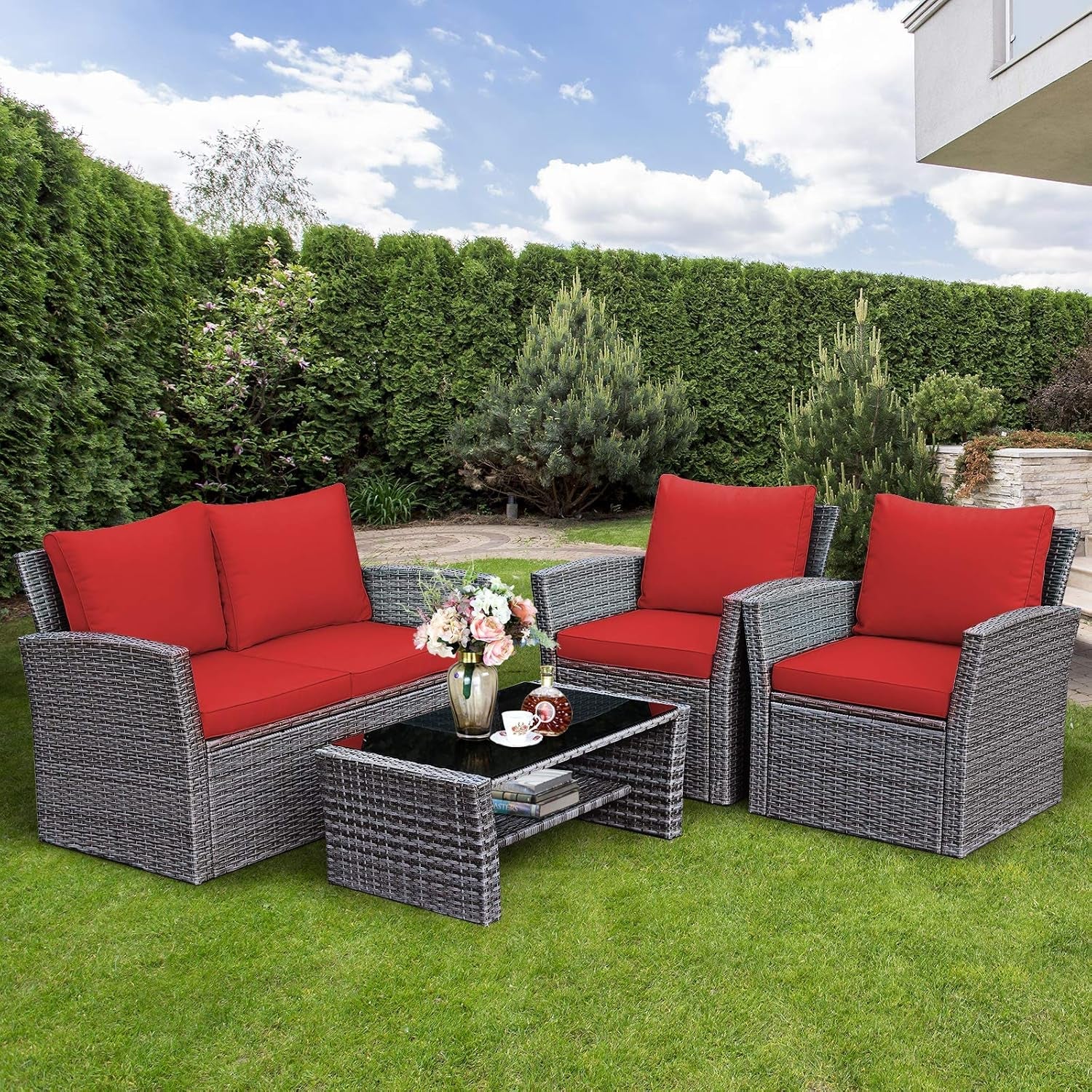 4-pieces-patio-rattan-furniture-set-outdoor-wicker-sofa-set-with-tempered-glass-coffee-table-cushions-all-weather-rattan-conversation-set-for-yard-balcony-backyard-pool-red