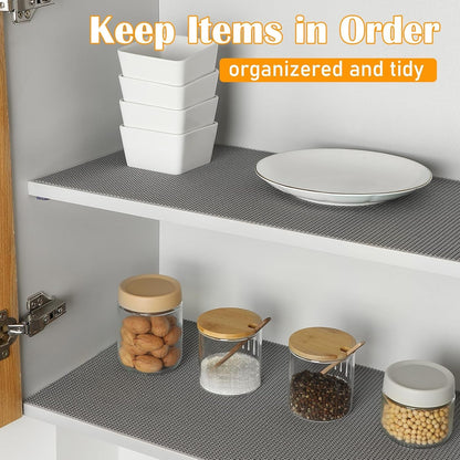 Non-Slip Shelf Cabinet and Drawer Liner, 12IN X 20FT, Dark Gray4