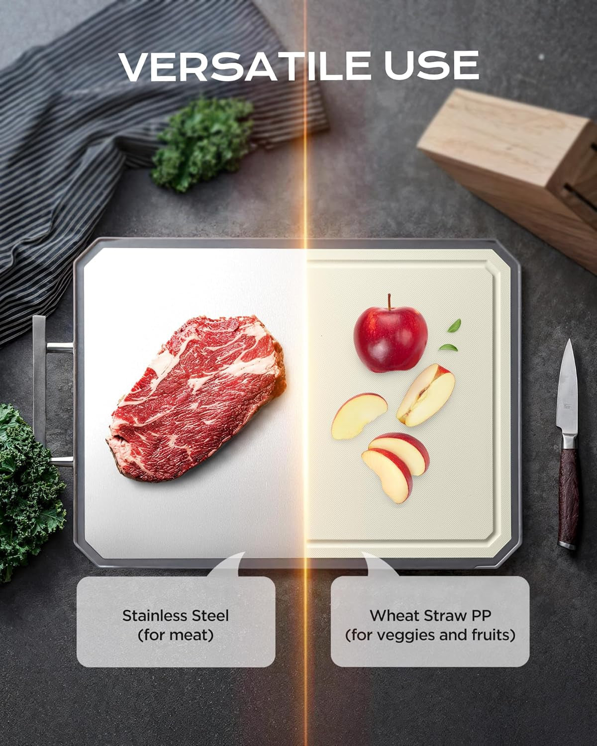 stainless-steel-cutting-board-non-toxic-chopping-for-kitchen-metal-cutting-board-double-sided-stainless-steel-wheat-straw-pp-large-for-meat-dishwasher-safe-16-11inch