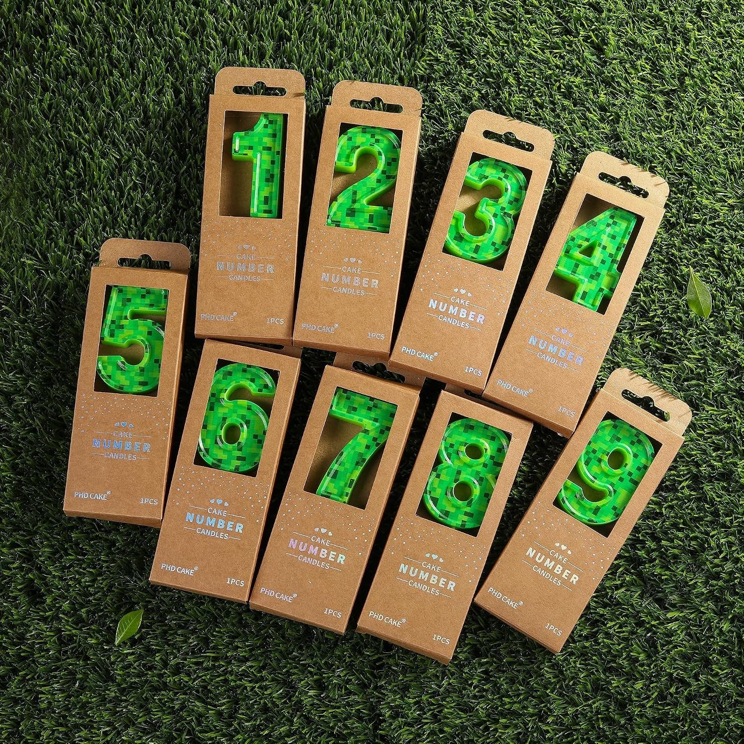 2-76-inch-number-7-pixel-birthday-candles-green-miner-number-candles-cake-number-candles-party-celebration-style-candle