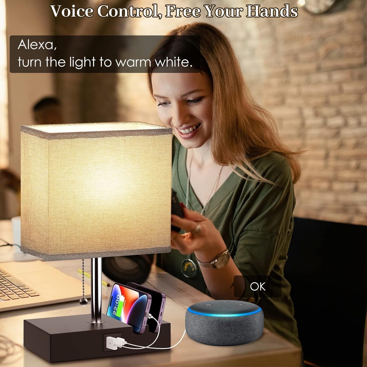 smart-rgb-dimmable-table-lamp-compatible-with-alexa-app-remote-control-gray