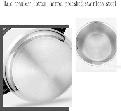 Multi-Purpose Electric Steamer, Pressure Cooker, 4/6/9 Litre, Thickened Stainless Steel Pressure Cooker (Size : 6L)8