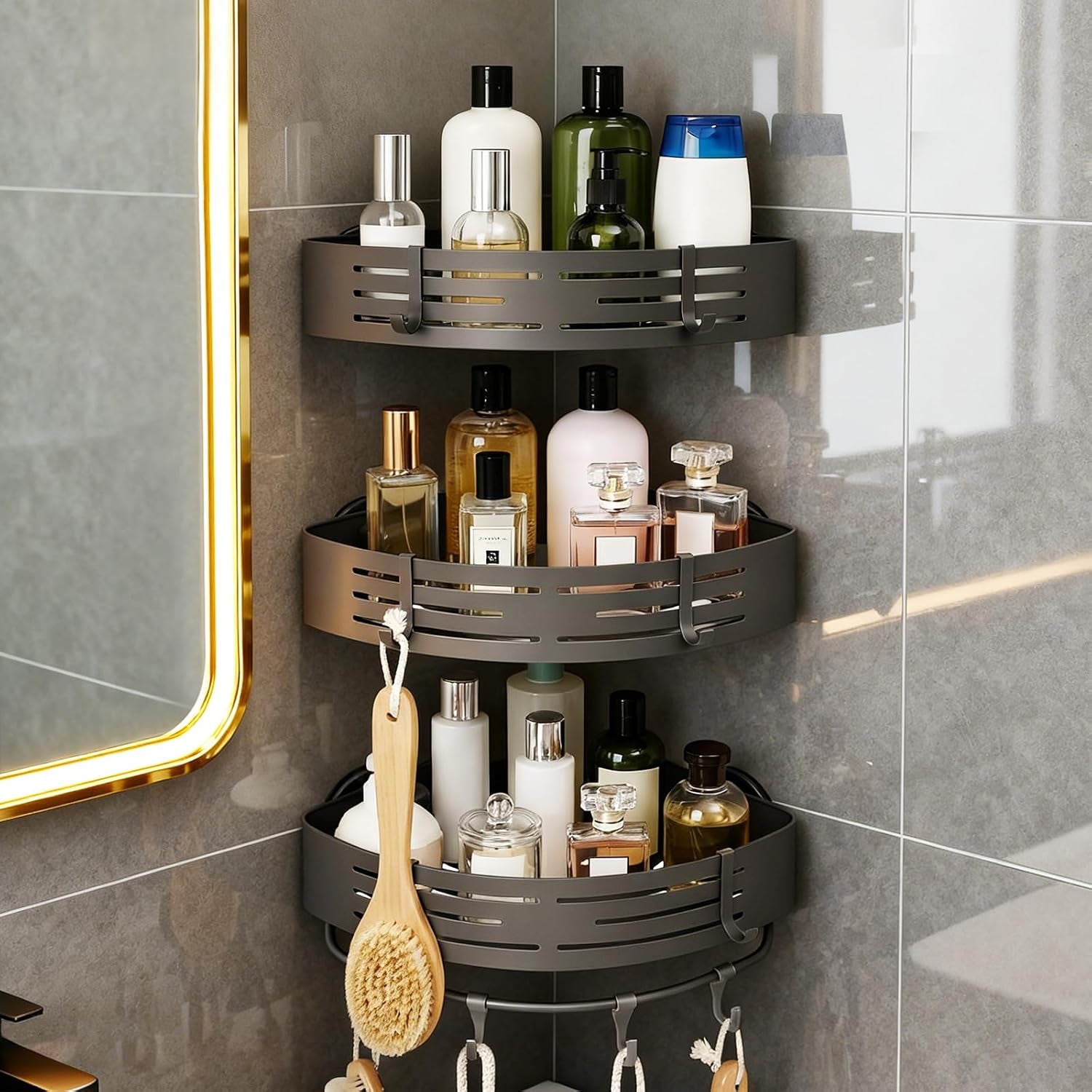 3-tier-no-drill-storage-caddy-with-hooks-towel-bar-organizing-solution-for-bathroom-shower-kitchen-holds-shampoos-soaps-sponges-cleaners-triangle