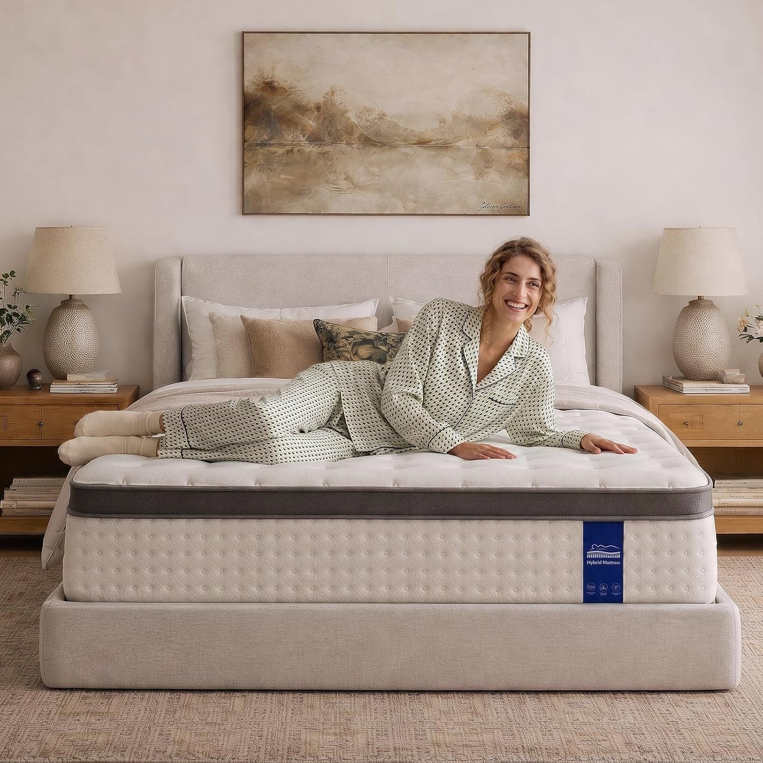 12-inch-queen-mattress-in-a-box-hybrid-queen-mattress-with-gel-memory-foam-pocket-springs-medium-firm-feel-fiberglass-free-pressure-relief-edge-support-queen-12-12-inches
