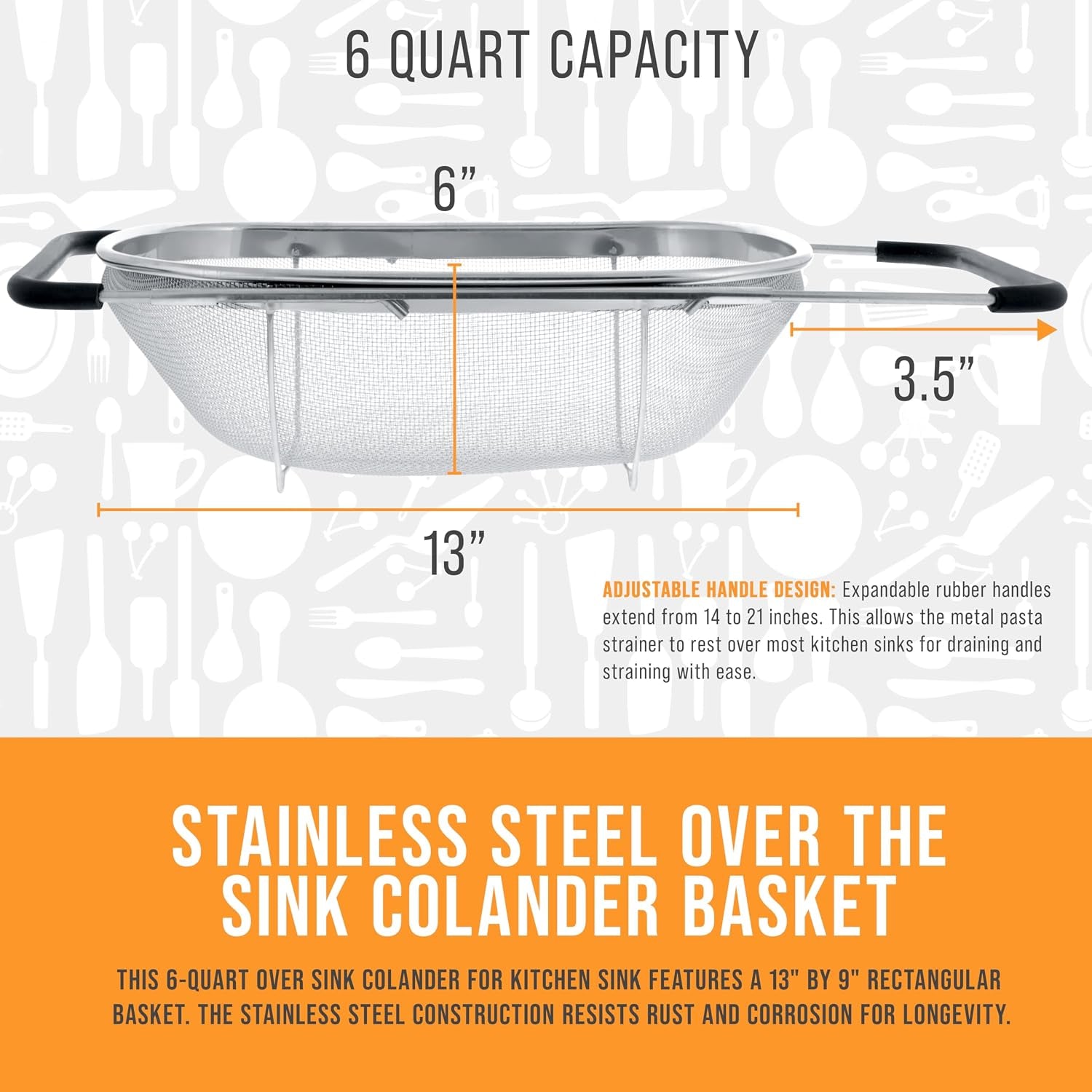 stainless-steel-colander-strainer-6-quart-collapsible-colander-with-expandable-rubber-handles-rectangular-sieve-fine-mesh-stainless-steel-strainers-and-colanders-for-kitchen