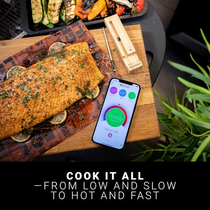 MEATER plus Smart Meat Thermometer, Honey, Bluetooth, 165Ft, Grill & Oven | 165Ft Bluetooth Range for BBQ, Grill, Oven, Smoker, Air Fryer, Kitchen. Great for Steak, Chicken, Turkey. Recipes in App.5