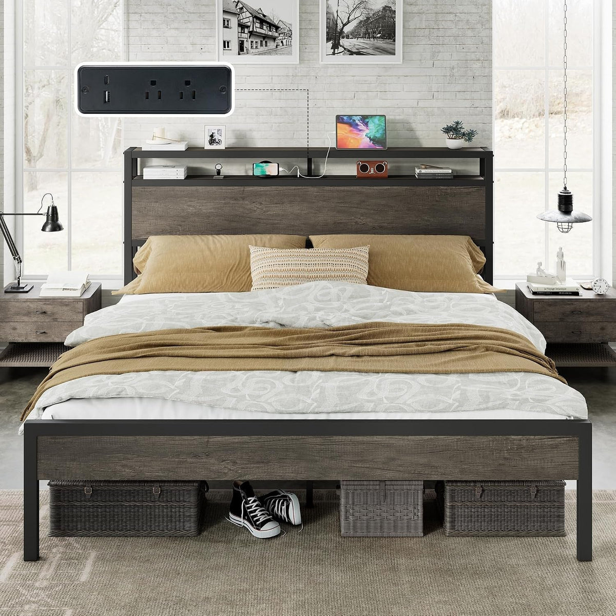 king-size-platform-bed-frame-with-charging-station