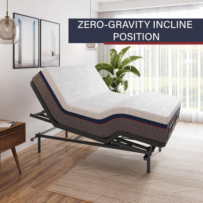 Full Body Incline Adjustable Bed Frame, Power Adjustable Base for Side Sleepers, Zero Gravity, Anti-Snore, California King7