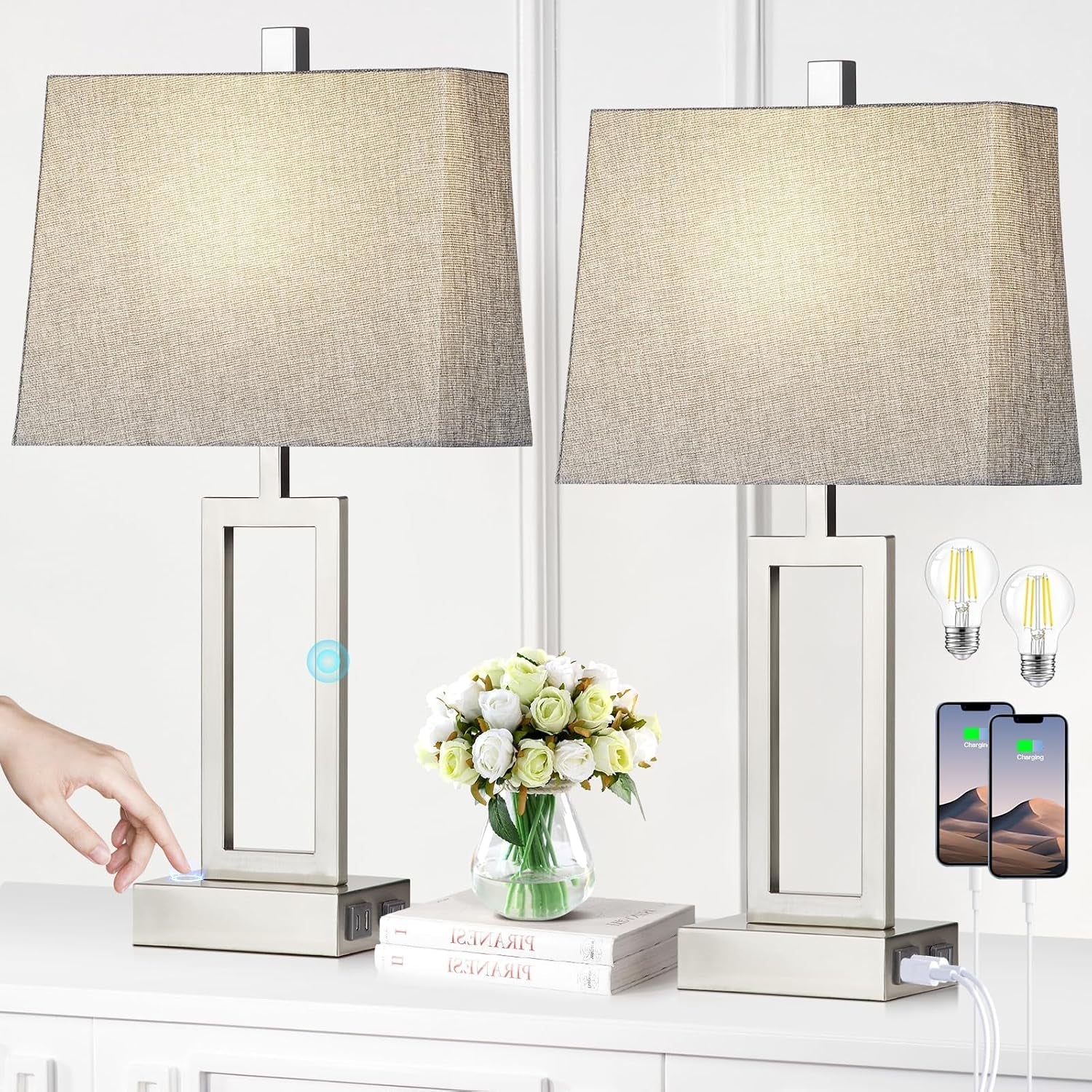 23-5-touch-control-table-lamps-set-of-2-modern-silver-bedside-lamps-with-usb-a-c-ports-ac-outlet-3-way-dimmable-contemporary-nightstand-lamps-for-bedroom-living-room2-led-bulb-included