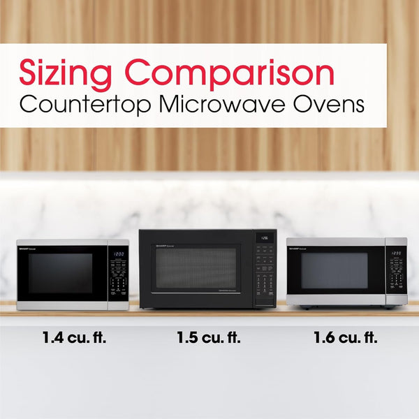 SMC1461KW 1.4 Cu. Ft. 1100W White Countertop Microwave Oven6