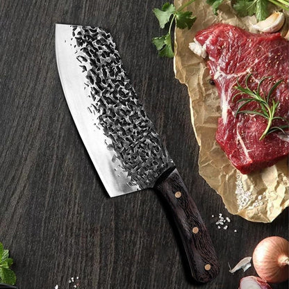 Meat Cleaver,Cleaver Knife, 6.7Inch Professional Kitchen Knives Hand Forged 5Cr15 Stainless Steel Chinese Style Cleaver Vegetable Knife4