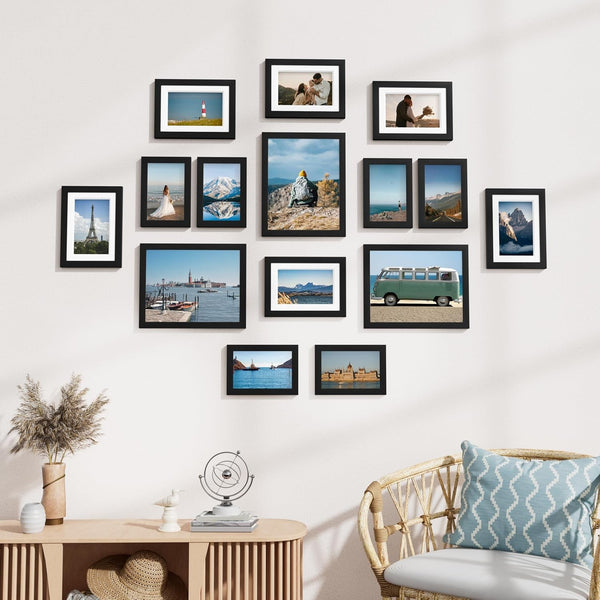 15 Pack Picture Frames Collage Wall Decor, Wall/Tabletop Display8