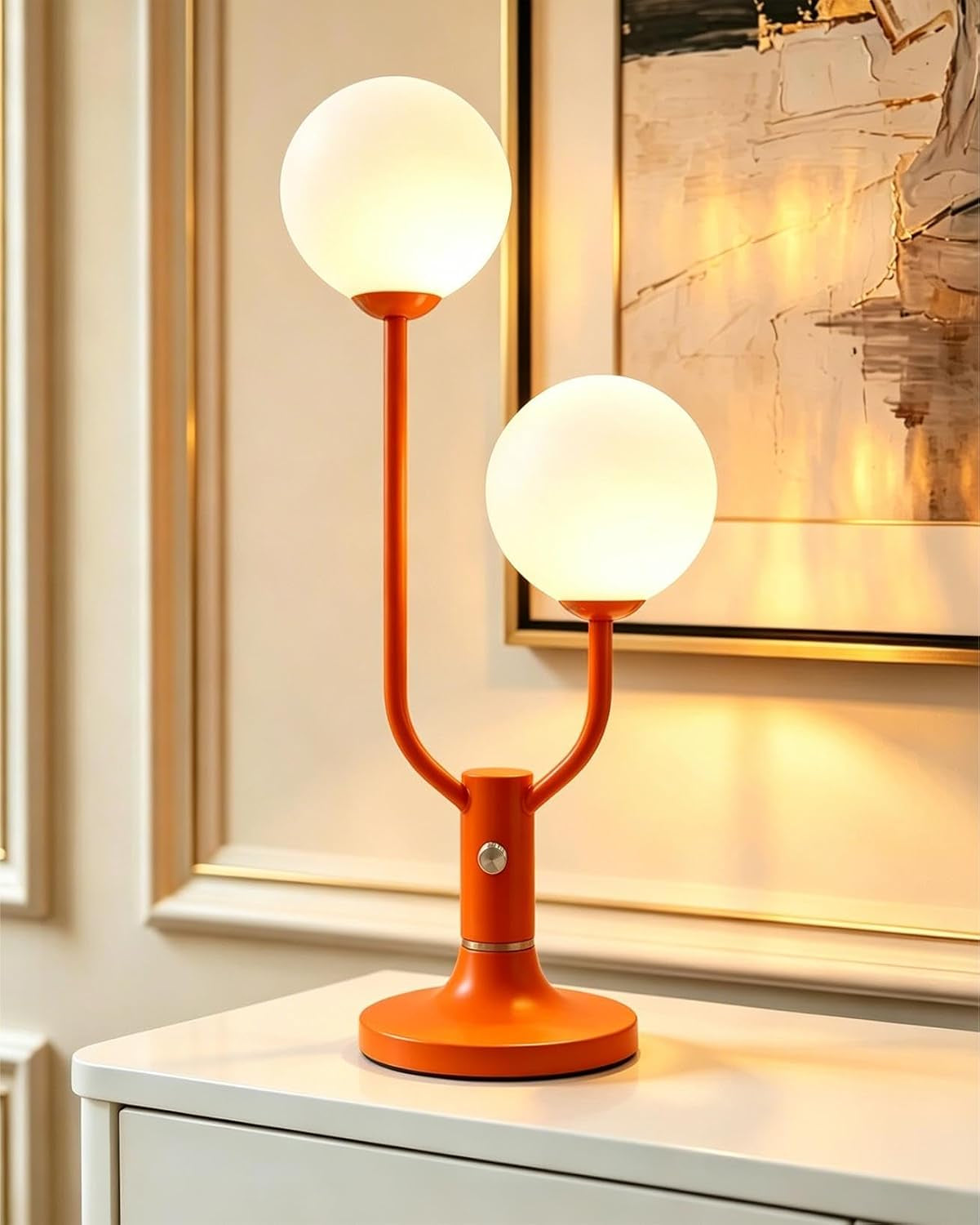 orange-table-lamp-dimmable-vintage-globe-lamp-g9-2-bulbs-included
