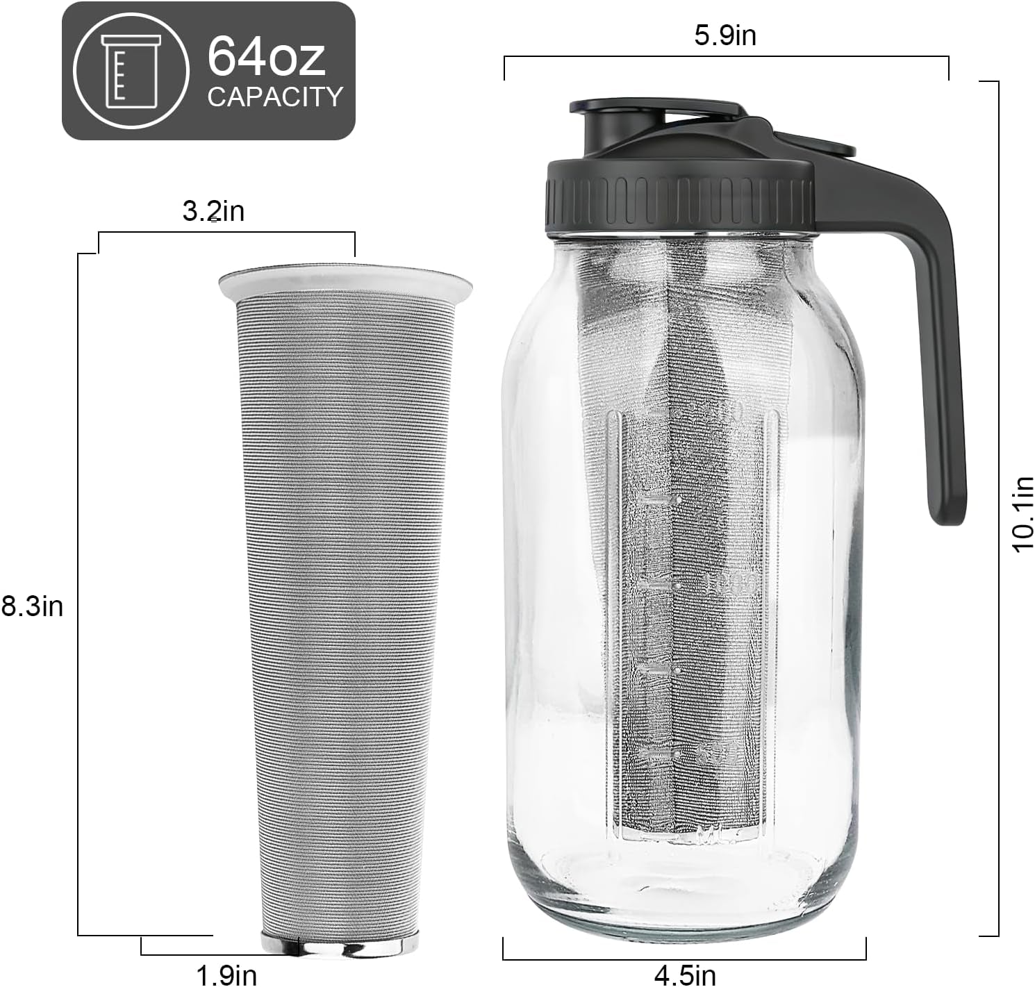cold-brew-coffee-maker-64-oz-mason-jar-pitcher-with-stainless-steel-filter-pour-spout-handle-lid-airtight-leak-proof-for-iced-coffee-tea-lemonade