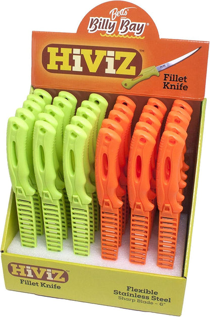 Betts Betts Hi Viz Fillet Knife Disp30Pc - FKD-301