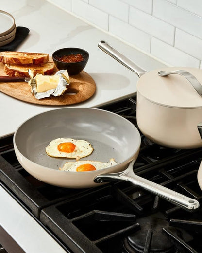 Caraway Non-Stick Ceramic-Coated Mini Fry Pan (1.05 Qt, 8") | Non-Toxic, PTFE and PFOA Free, Oven Safe and Compatible with All Stovetops (Gas, Electric and Induction), Cream8