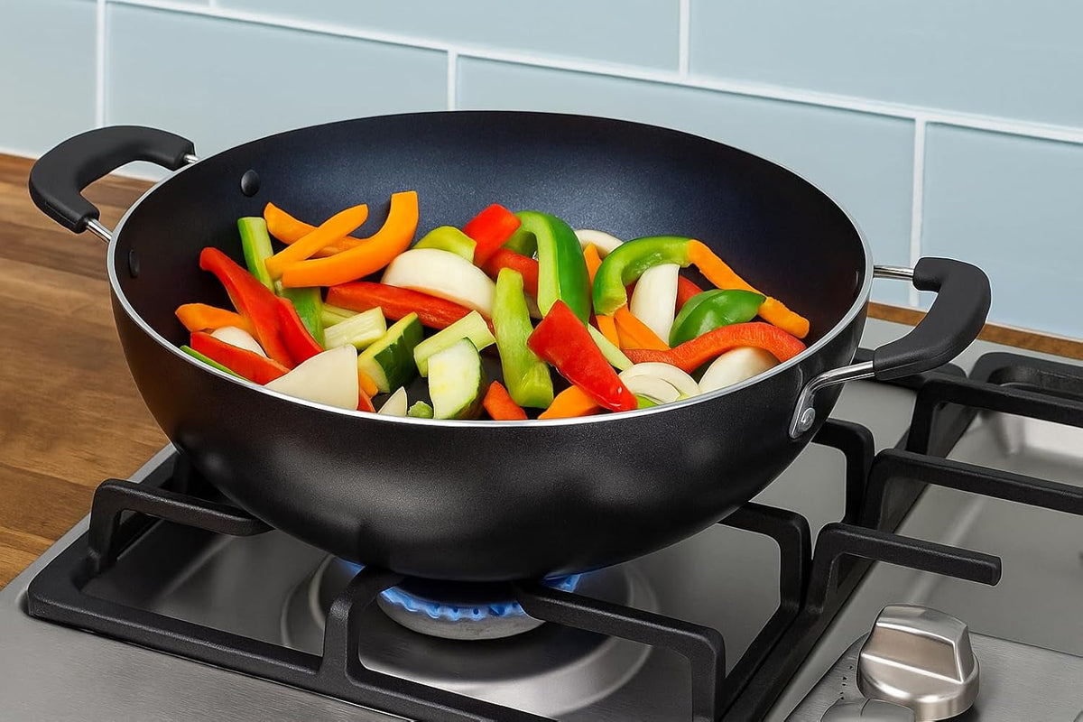 kadhai-nonstick-kadai-with-glass-lid-all-purpose-cookware-indoor-outdoor-aluminum-induction-base-deep-fry-pan-stir-fry-pan-wok-skillet-deep-frying-pan-240mm-2-2-ltr