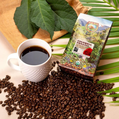 Low Acid Organic Coffee, Colombian, Medium Dark Roast, 16 Oz9