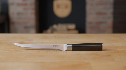 8-Inch Boning Knife – High-Carbon 1.4116 German Steel Kitchen Knife – Professional Cutlery for Precise Meat and Fish Deboning2