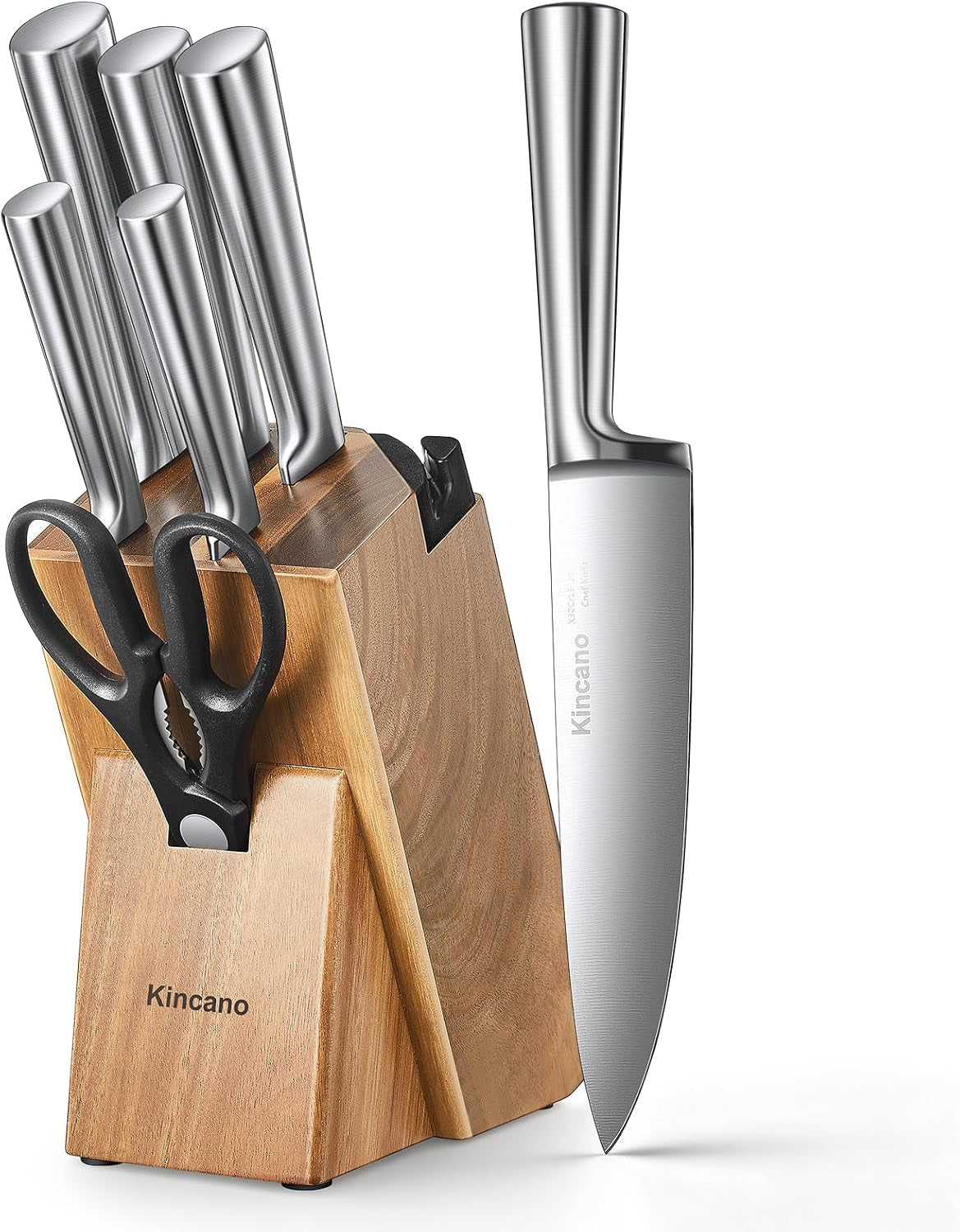 knife-set-7-piece-german-steel-kitchen-knife-block-set-wooden-block-with-built-in-sharpener-one-piece-design-counter-space-save-for-apartment-modern-kitchen-cooking-gift