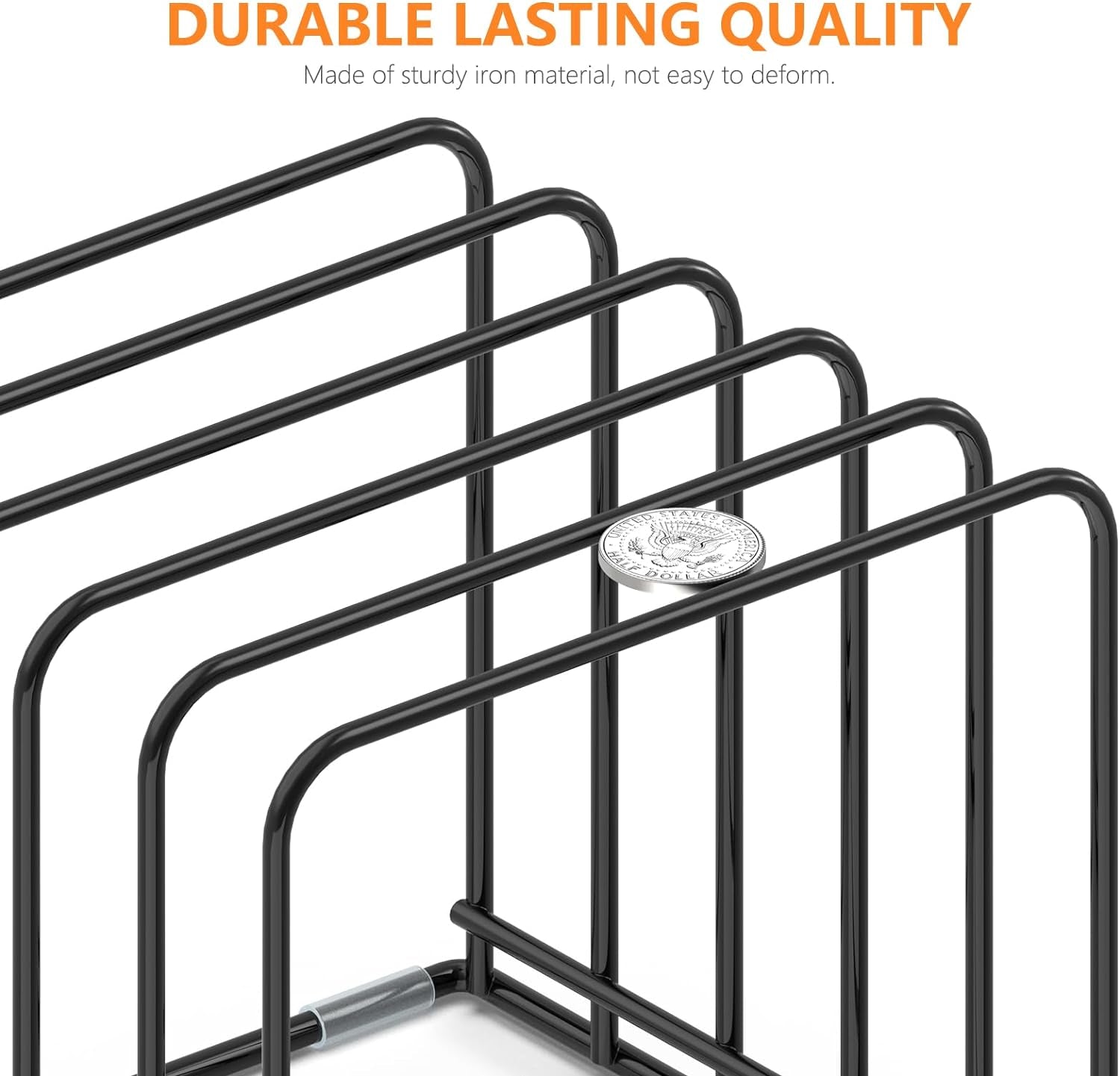 kitchen-cabinet-organizer-steel-cookware-holder-divided-holder-with-5-slots-for-skillets-baking-tray-and-chopping-board-rack-baking-pan-holder-storage-1-pc