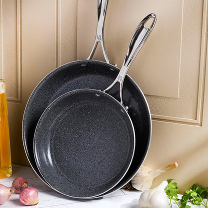 HENCKELS Capri Ceramic 3-Pc Aluminum Ceramic Nonstick Fry Pan Set4