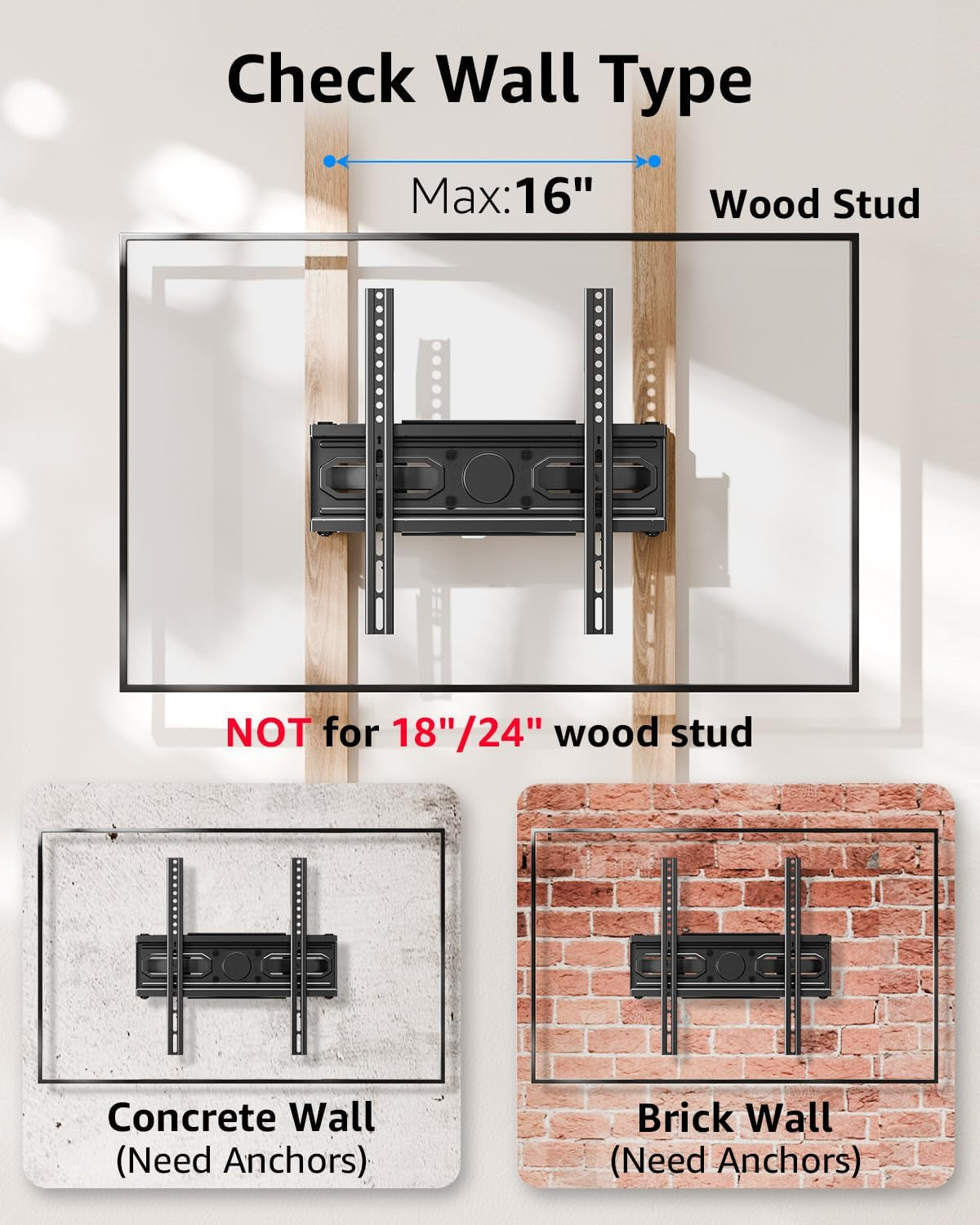 econome-tv-wall-mount-for-most-32-65-inch-flat-screen-led-4k-tvs-tv-mount-with-swivel-and-tilt-articulating-dual-arms-full-motion-wall-mount-up-to-16-stud-max-vesa-400x400mm-up-to-99lbs