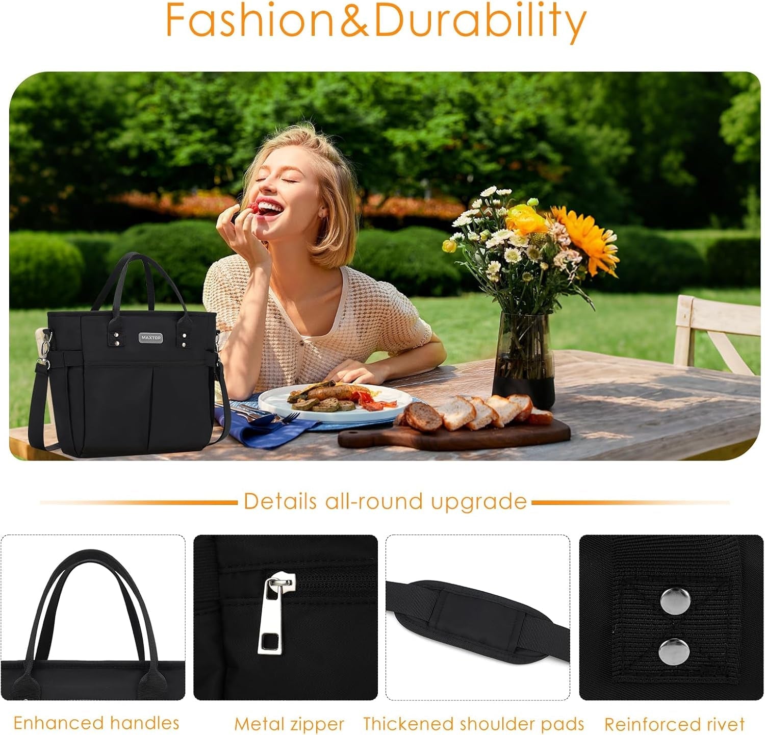 lunch-bag-women-for-work-insulated-thermal-lunch-box-for-men-with-wide-open-pocket-reusable-leakproof-cooler-bags-with-removable-shoulder-strap-for-teacher-nurse-office-picnic-travel-black