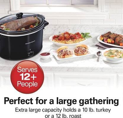 Slow Cooker, Extra Large 10 Quart, Stay or Go Portable with Lid Lock, Dishwasher Safe & 2-In-1 Electric Automatic Can Opener for Kitchen3