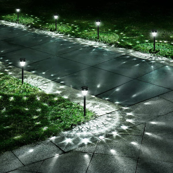 Super Bright Solar Lights Outdoor Waterproof-10 Pack, Dusk to Dawn up to 12 Hrs Solar Powered Outdoor Pathway Garden Lights Auto On/Off, LED Landscape Lighting Decorative for Walkway Patio Yard1