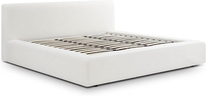 Meena Cream Upcycled Linen Storage King Bed7