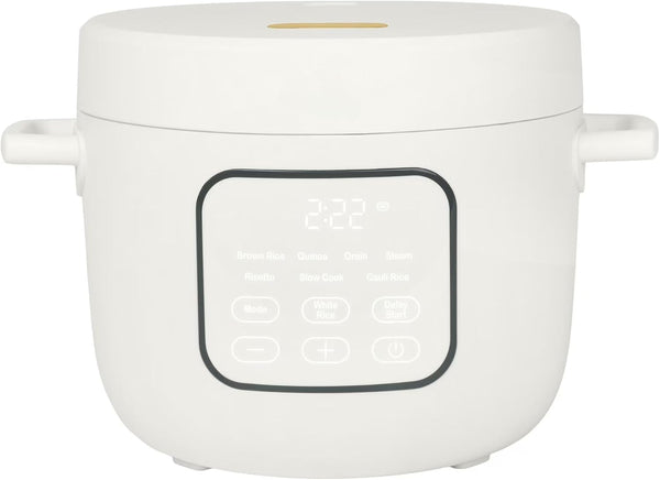 14-Cup Electric Rice Cooker with Automatic Keep Warm and Removable Nonstick Pot for Home Cooking (White)1