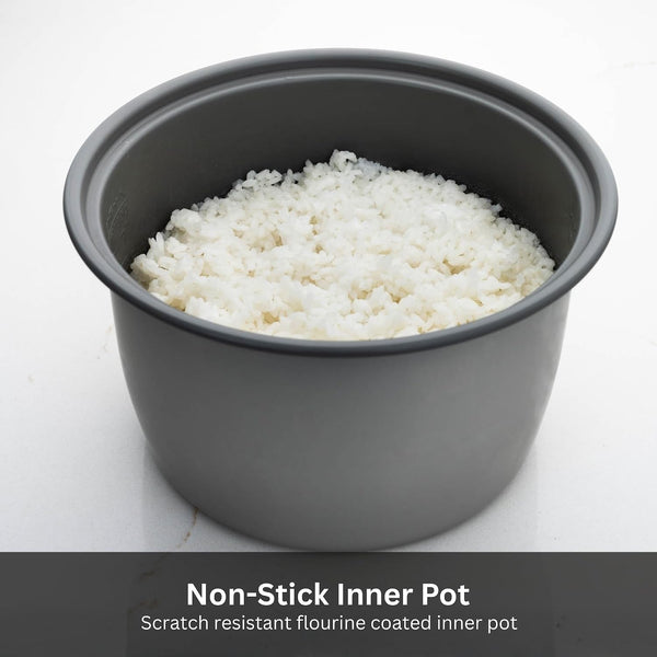 JNP-S10U-US 5.5 Cup Capacity White Rice Cooker with Non-Stick Inner Pot, Retractable Power Cord, and Keep Warm up to 12 Hours (Urban Satin)3