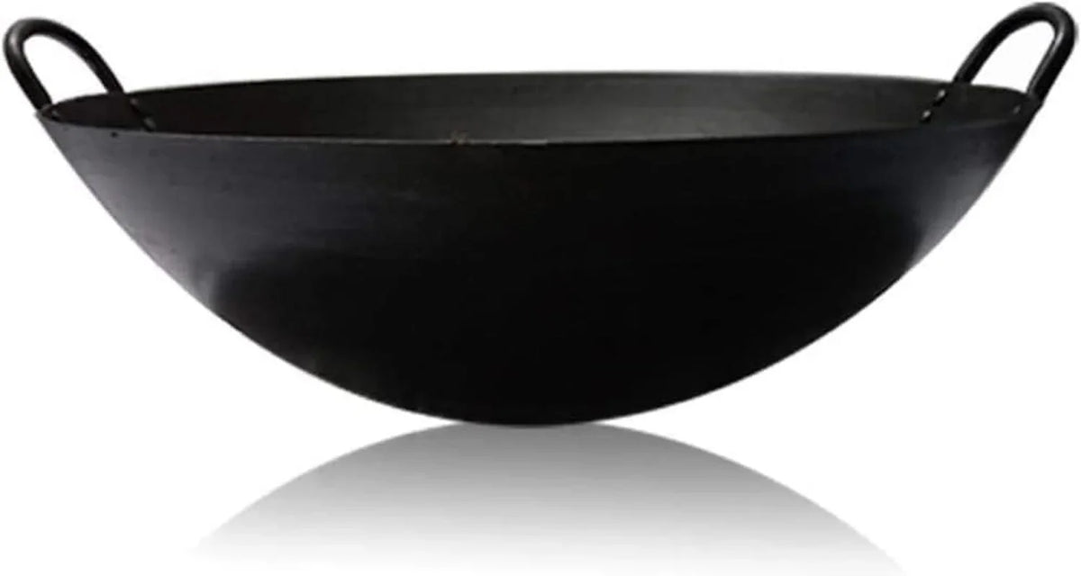 cast-iron-wok-for-stir-frys-and-sautees-heavy-duty-non-stick-iron-chinese-wok-or-stir-fry-skillet-cookware-oven-broiler-kitchen-deep-fryer-restaurant-chef-quality-pot-diameter-53-cm